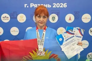 Мичуринская спортсменка завоевала два серебра на турнире по метанию ножа
