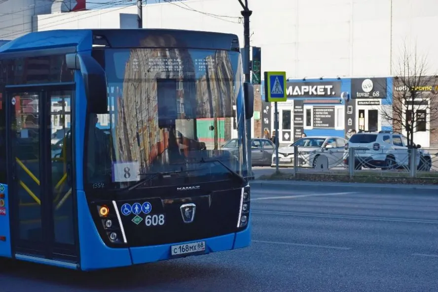 На маршруте № 8 в Тамбове сократят ожидание автобусов до 12 минут