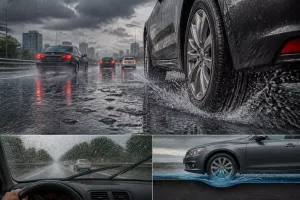 Эксперт рассказала, как дождь повышает риск аквапланирования